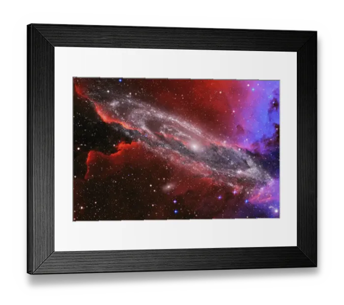 Framed Print : Awesome galaxy. Science fiction wallpaper Framed Print : Awesome galaxy. Science fiction wallpaper