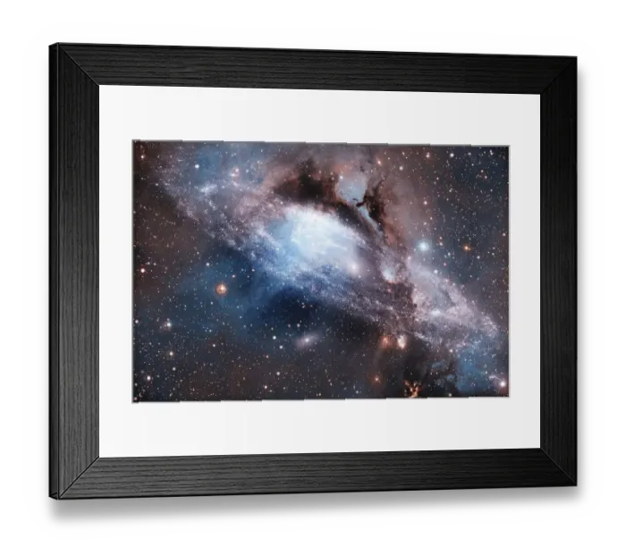 Framed Print : Incredibly beautiful galaxy in outer space