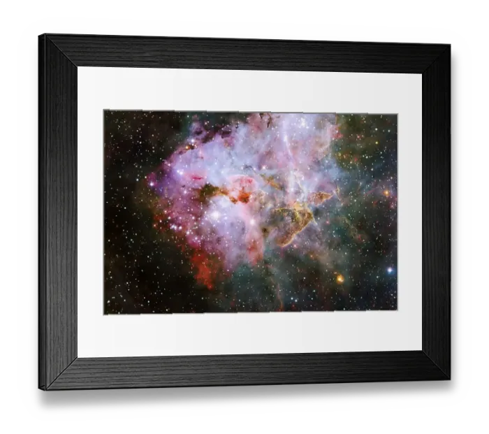 Framed Print : Starfield. Cosmos art. Elements of this image furnished by NASA