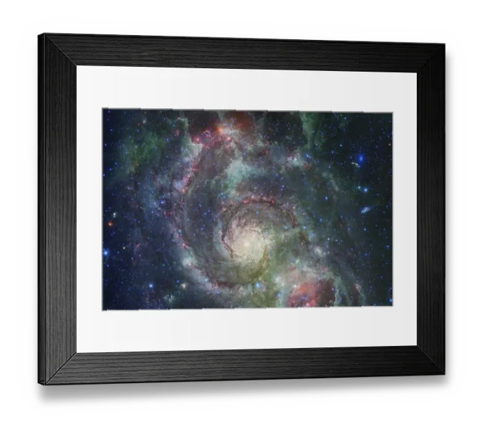 Framed Print : Outer space art. Starfield. Awesome nebulae Framed Print : Outer space art. Starfield. Awesome nebulae