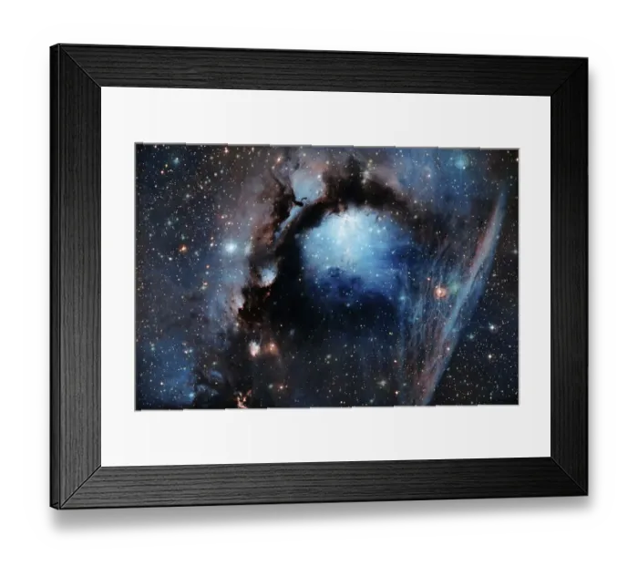Framed Print : Nebula, cluster of stars in deep space Framed Print : Nebula, cluster of stars in deep space
