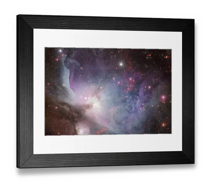 Framed Print : Endless universe with stars and galaxies in outer space