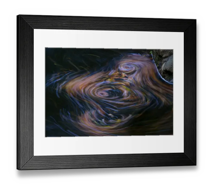 Framed Print : Autumn leaves in the flowing water of the Bode in the Harz Mountains Framed Print : Autumn leaves in the flowing water of the Bode in the Harz Mountains
