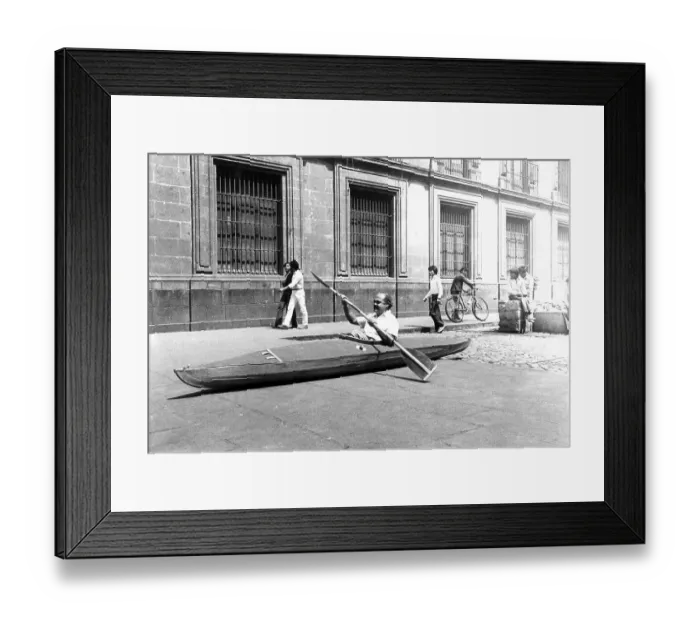 Framed Print : Kayak on street, Mexico City, Mexico Framed Print : Kayak on street, Mexico City, Mexico