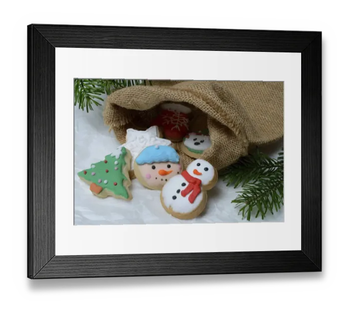 Framed Print : Biscuits with sugar icing Framed Print : Biscuits with sugar icing