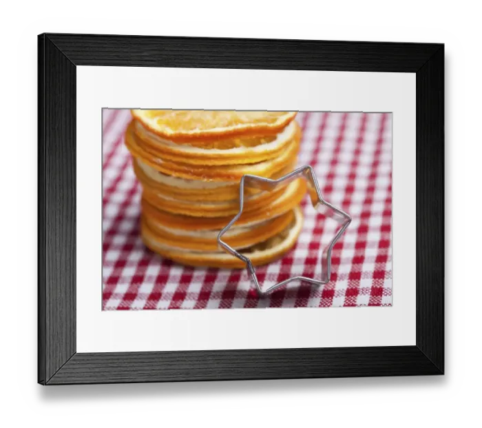 Framed Print : Dried orange and pl Framed Print : Dried orange and pl
