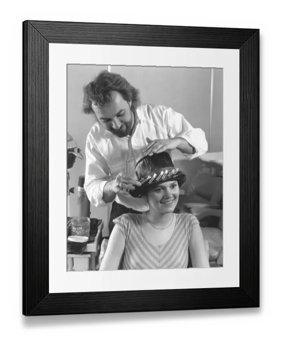 Framed Print : Hat made of hair, England, Great Britain