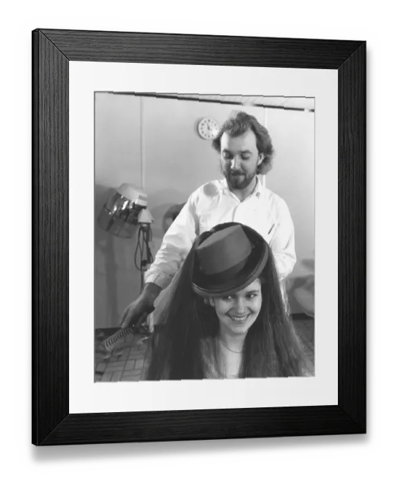 Framed Print : Hat made of hair, England, Great Britain