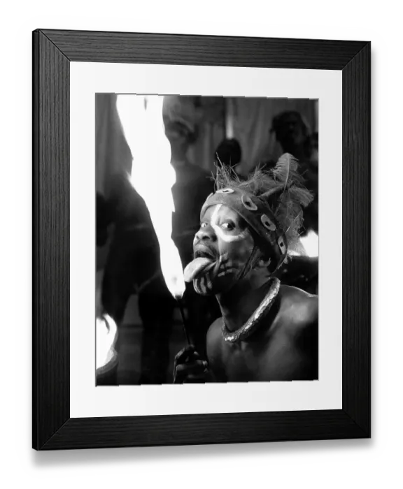 Framed Print : Fire-breather, England, Great Britain Framed Print : Fire-breather, England, Great Britain