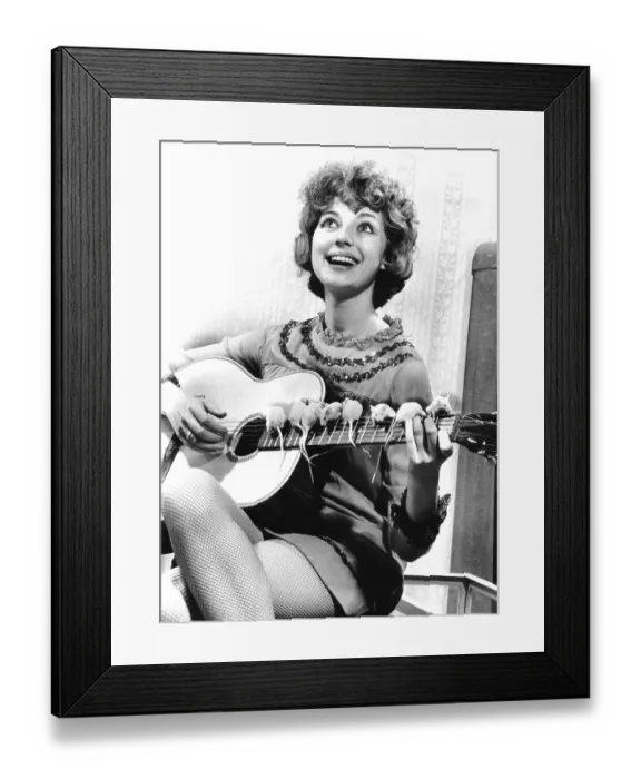 Framed Print : Guitarist and white mice, England, Great Britain Framed Print : Guitarist and white mice, England, Great Britain