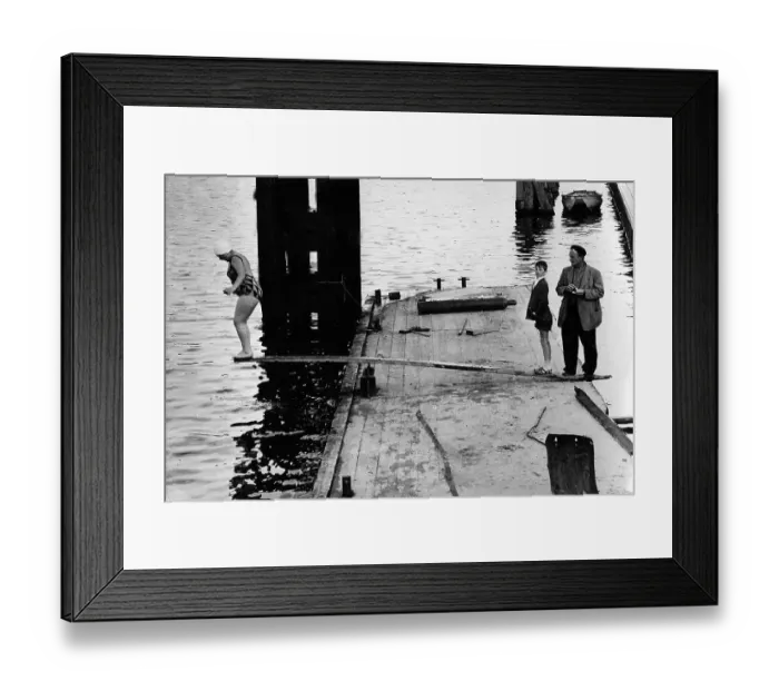 Framed Print : Temporary Springboard, Mexico City