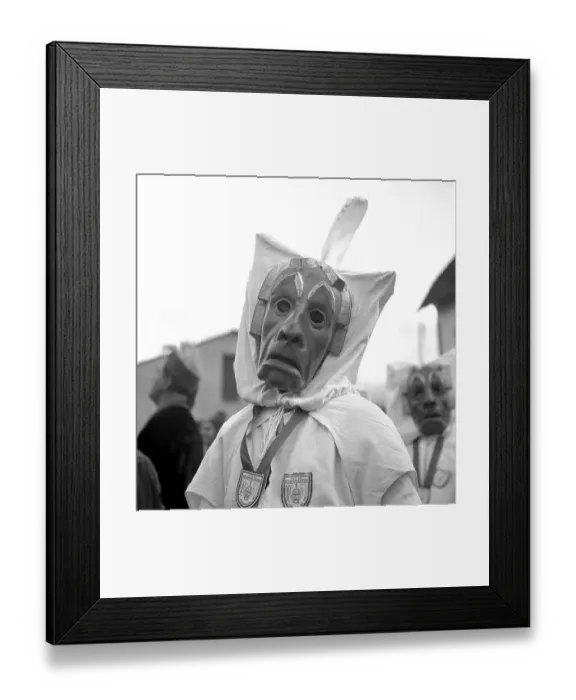 Framed Print : Man with sad looking mask, carnival Framed Print : Man with sad looking mask, carnival