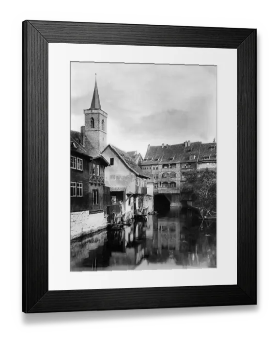 Framed Print : Old town approx. 1920, Bamberg, Germany, Europe Framed Print : Old town approx. 1920, Bamberg, Germany, Europe