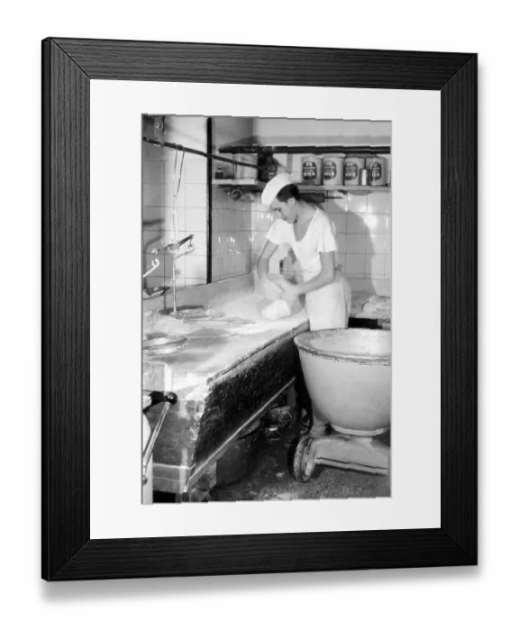 Framed Print : Baker ca. 1930, exact place unknown Framed Print : Baker ca. 1930, exact place unknown