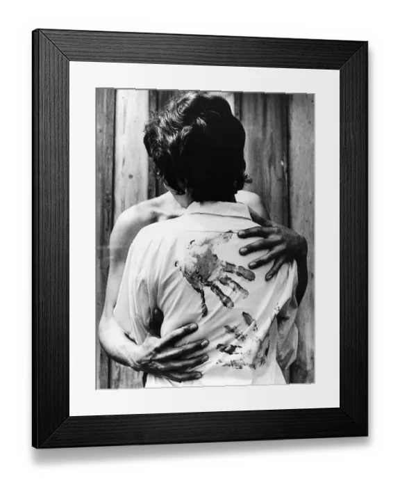 Framed Print : Dirty hands ca. 1970s, exact place unknown