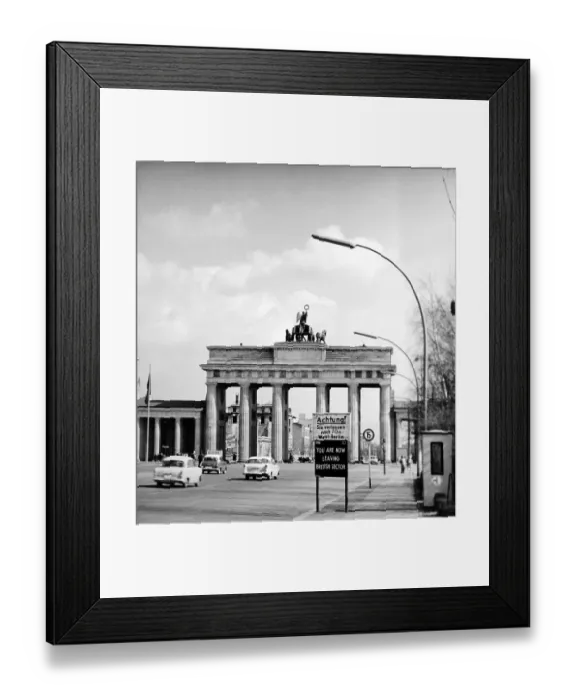 Framed Print : Brandenburg Gate, 1950s, ca. 1959