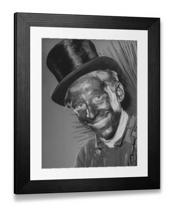 Framed Print : Chimney sweeper laughs, ca. 1960s