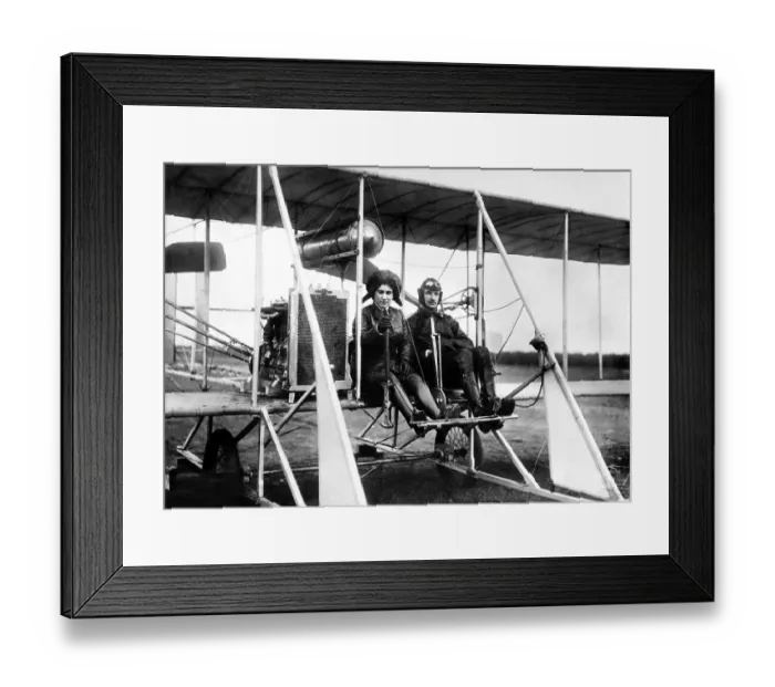 Framed Print : Pilot of a biplane, 1920s, Germany, Europe Framed Print : Pilot of a biplane, 1920s, Germany, Europe