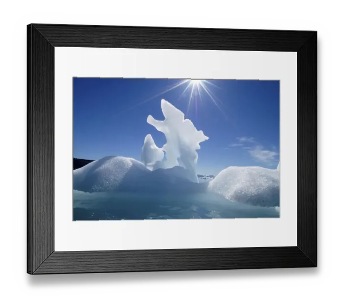 Framed Print : Denmark, Greenland, blue ice, ice landscape Framed Print : Denmark, Greenland, blue ice, ice landscape