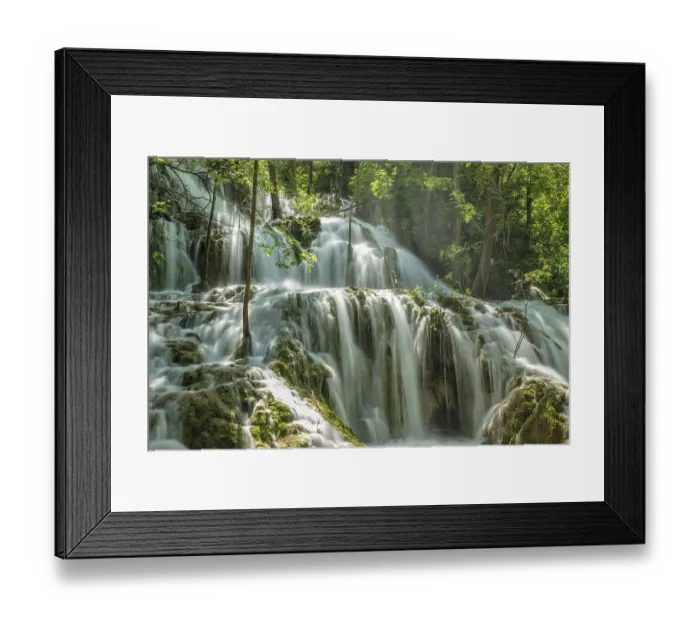 Framed Print : Waterfall, Krka National Park, Dalmatia