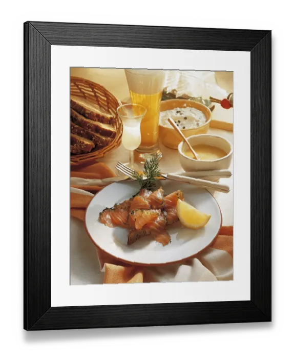 Framed Print : Marinated salmon fillet, Norway, Europe Framed Print : Marinated salmon fillet, Norway, Europe