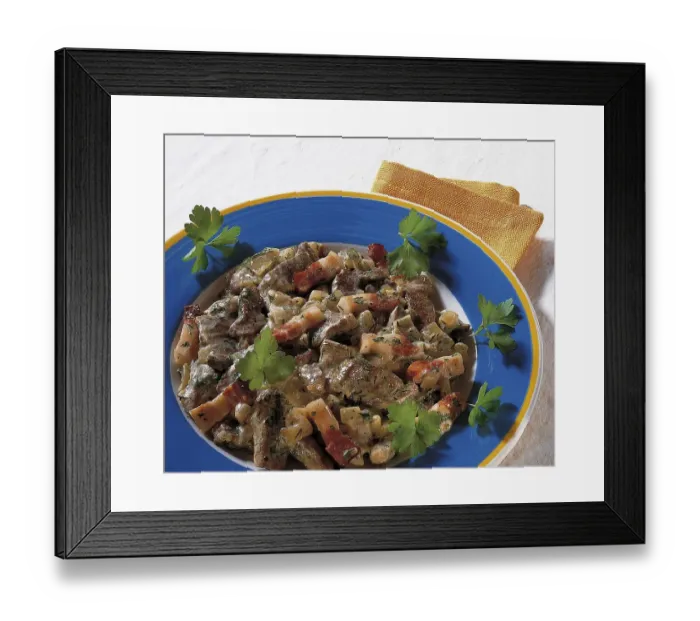 Framed Print : Wild boar Tokany with bacon and sour cream Framed Print : Wild boar Tokany with bacon and sour cream