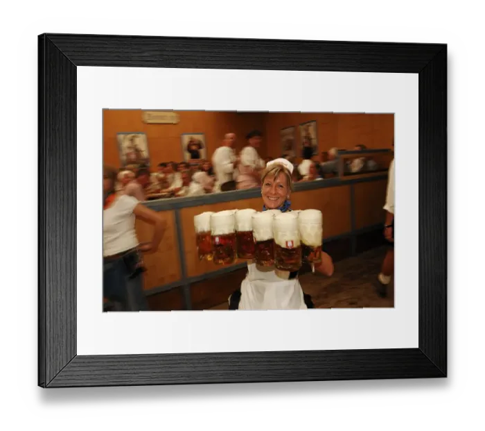 Framed Print : Waitress, Wiesn, October fest, Munich Framed Print : Waitress, Wiesn, October fest, Munich