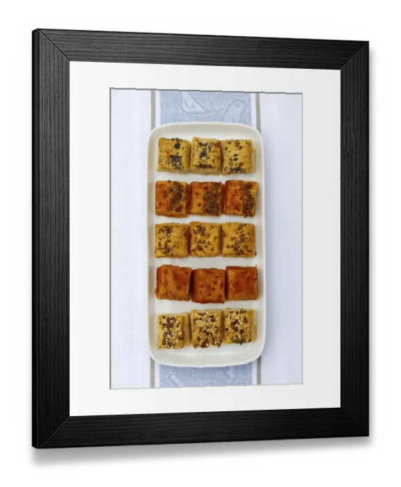 Framed Print : Southern German cuisine, cheese biscuits on serving platter Framed Print : Southern German cuisine, cheese biscuits on serving platter