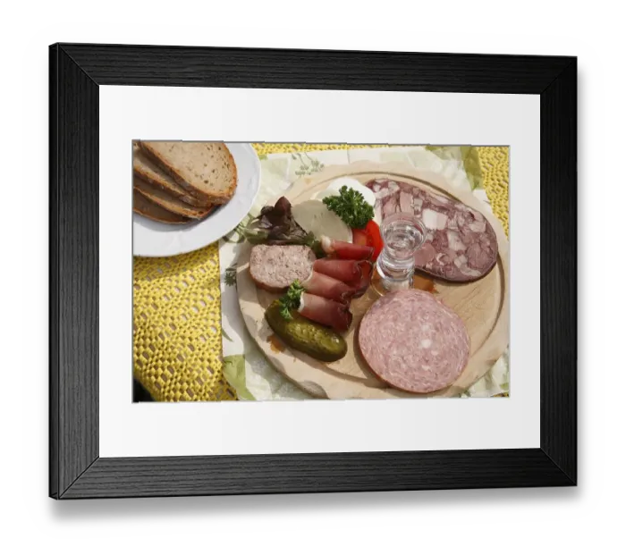 Framed Print : Haeckerbrotzeit (typical snack) Framed Print : Haeckerbrotzeit (typical snack)