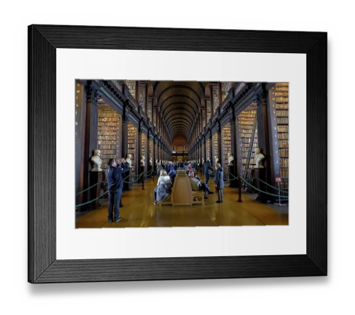 Framed Print : Long Room, the old library of Trinity College