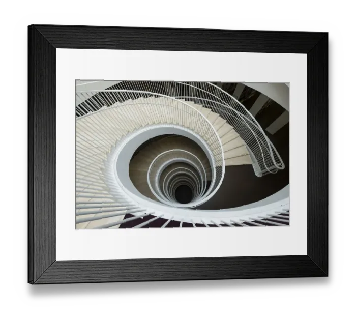 Framed Print : Spiral staircase, university library Framed Print : Spiral staircase, university library