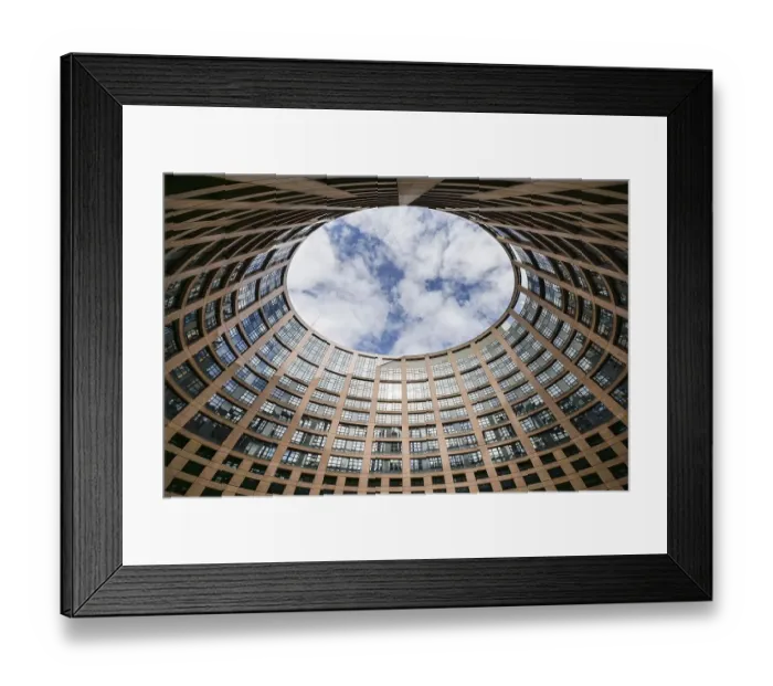 Framed Print : Courtyard, European Parliament, 1 All Framed Print : Courtyard, European Parliament, 1 All