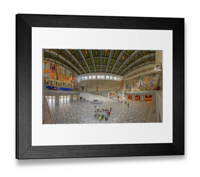 Framed Print : Oslo City Hall Interior Panorama Oslo Norway Framed Print : Oslo City Hall Interior Panorama Oslo Norway