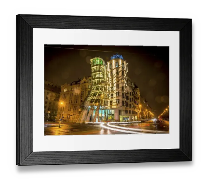 Framed Print : Dancing House, Ginger and Fred