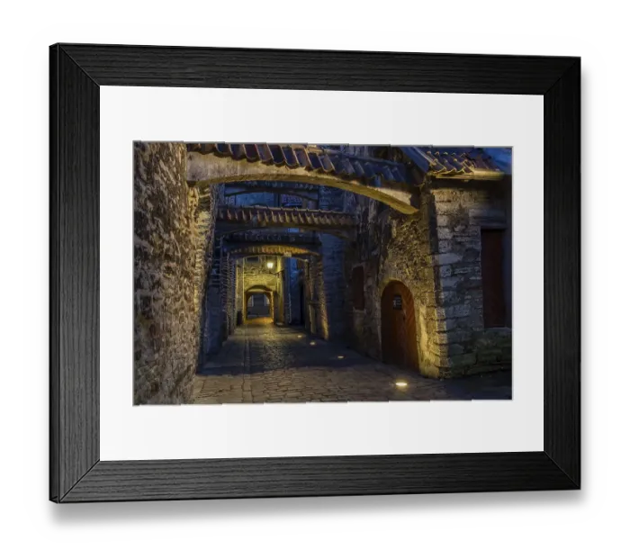 Framed Print : St. Catherine's Passage at night Framed Print : St. Catherine's Passage at night