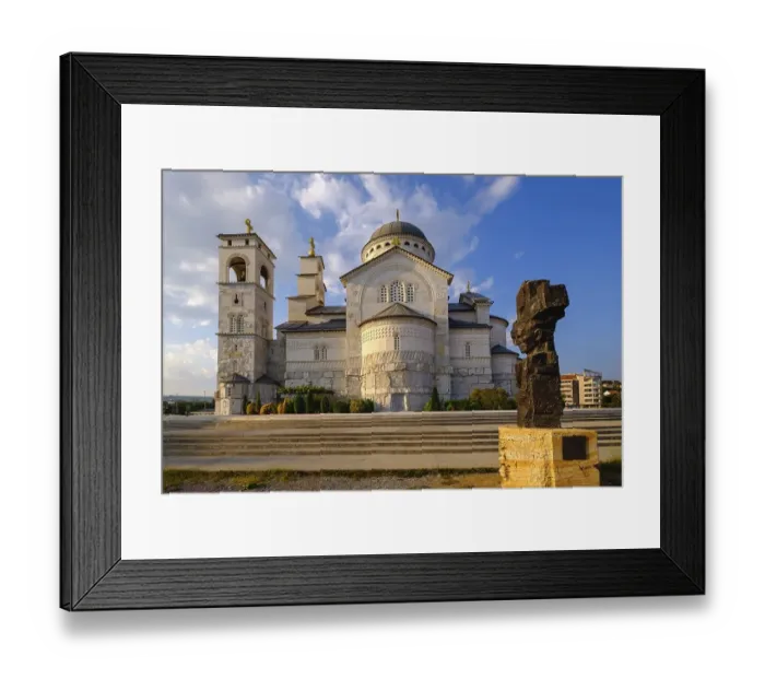 Framed Print : Serbian Orthodox Resurrection Cathedral Framed Print : Serbian Orthodox Resurrection Cathedral