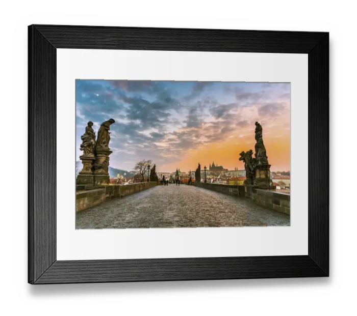 Framed Print : Moldova, Charles Bridge, St. Vitus Cathedral Framed Print : Moldova, Charles Bridge, St. Vitus Cathedral