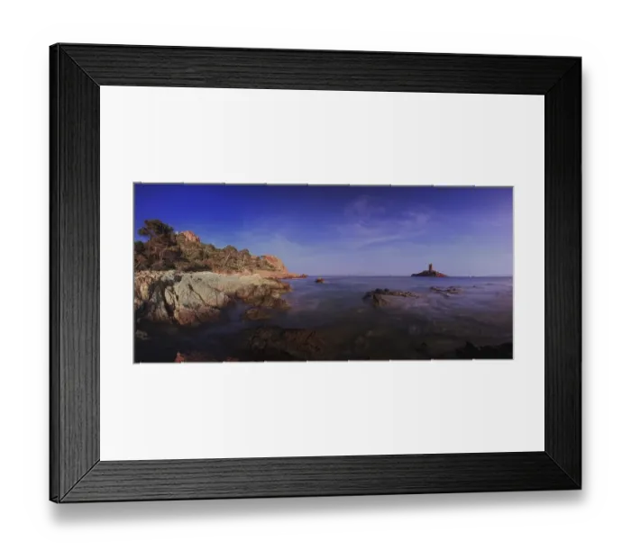 Framed Print : Ile d'Or, Cap Dramont, Provence-Cote d'Azur Framed Print : Ile d'Or, Cap Dramont, Provence-Cote d'Azur