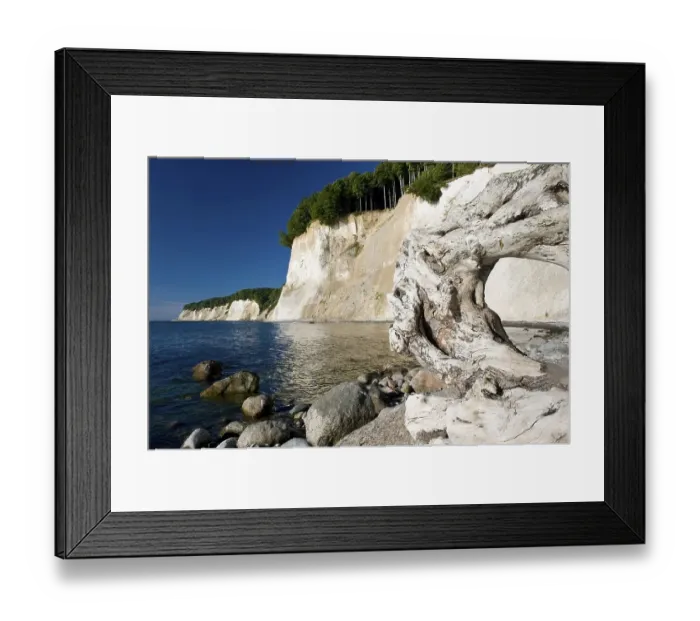 Framed Print : Cretaceous coast, Jasmund National Park Framed Print : Cretaceous coast, Jasmund National Park