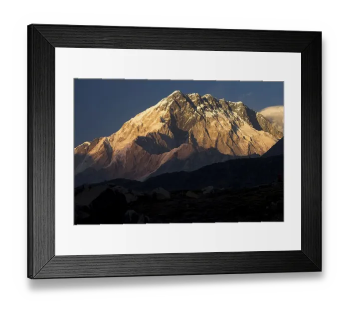 Framed Print : Seven-thousander Nuptse, 7861m