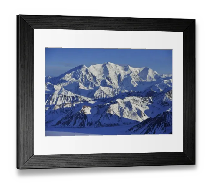 Framed Print : Mount Lucania, 5240 m, St. Elias Mountains Framed Print : Mount Lucania, 5240 m, St. Elias Mountains