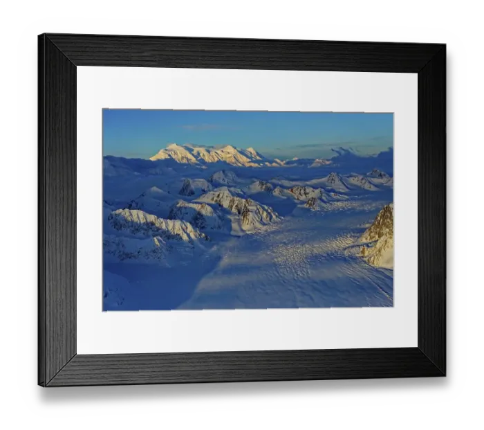 Framed Print : Mt. Logan, 5959 m, Top of Canada