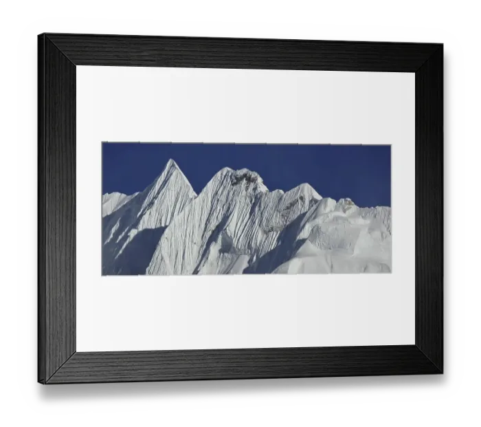 Framed Print : Mountain covered by glacier. Sharpe ridge Framed Print : Mountain covered by glacier. Sharpe ridge