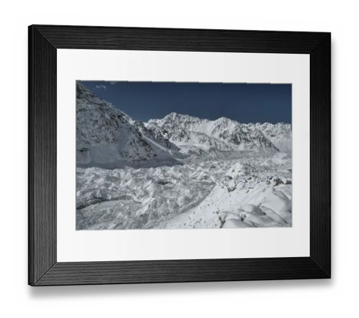Framed Print : Scenic view of Himalayas near Kanchenjunga Framed Print : Scenic view of Himalayas near Kanchenjunga