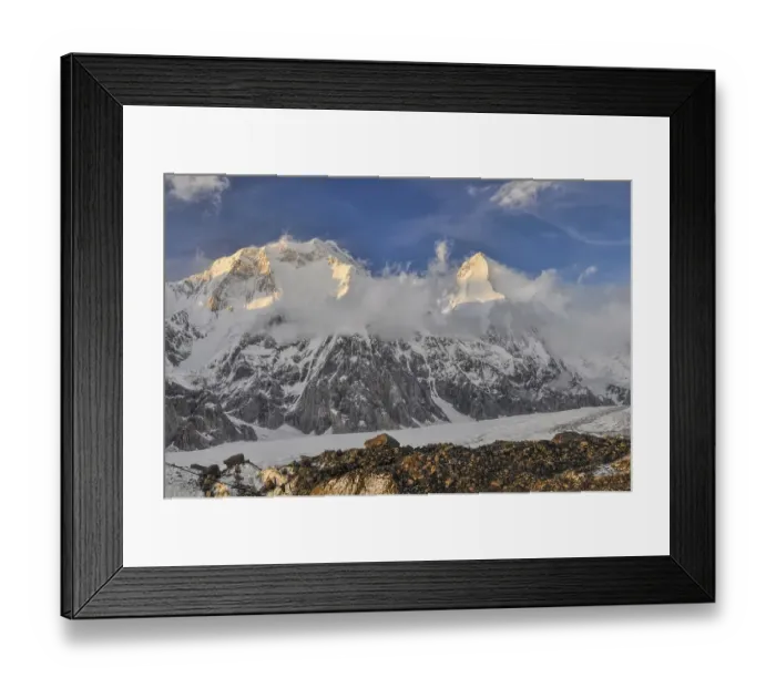 Framed Print : Picturesque view Tian Shan mountain range in Kyrgyzstan Framed Print : Picturesque view Tian Shan mountain range in Kyrgyzstan