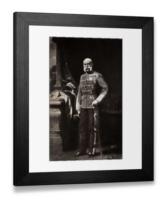 Framed Print : Kaiser Franz Joseph I, historic photograph