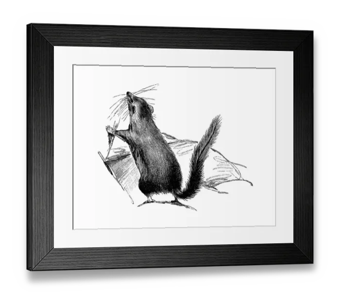 Framed Print : Woodcut, Marsupial mouse (Dasyuridae) Framed Print : Woodcut, Marsupial mouse (Dasyuridae)
