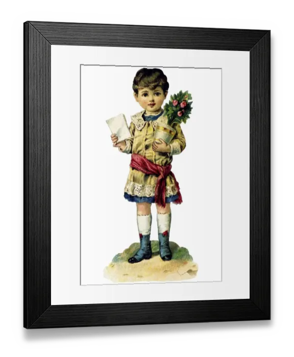 Framed Print : Historical illustration, glossy print Framed Print : Historical illustration, glossy print