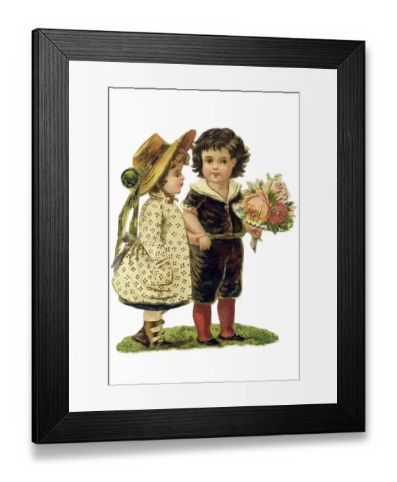 Framed Print : Historical illustration, glossy print