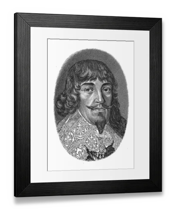 Framed Print : Woodcut, Bernard of Saxe-Weimar